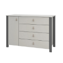 Comoda camera copii Maia cashmere-antracit 1200 (2)